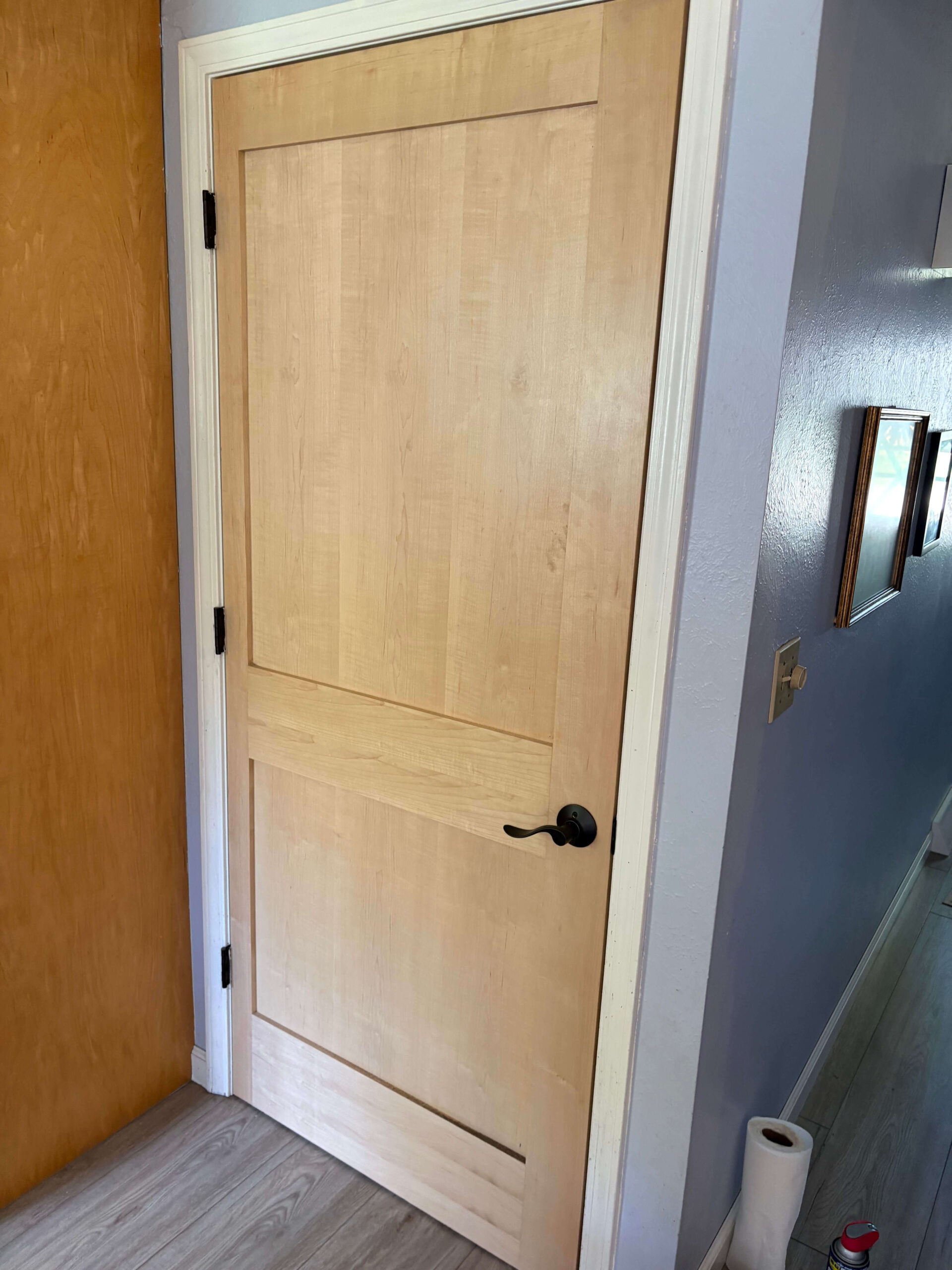 New interior door installation